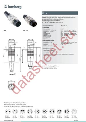 SV 50 datasheet  